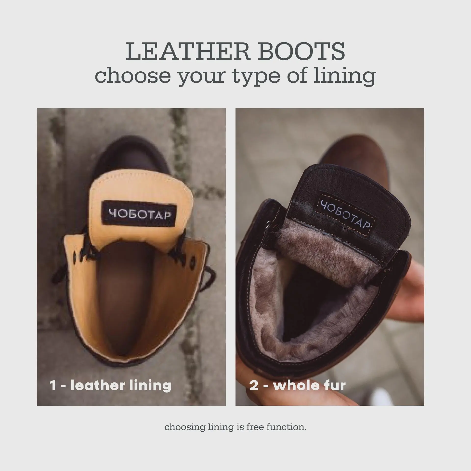 Handmade Leather Ankle Boots Vintage Brown Lace Up