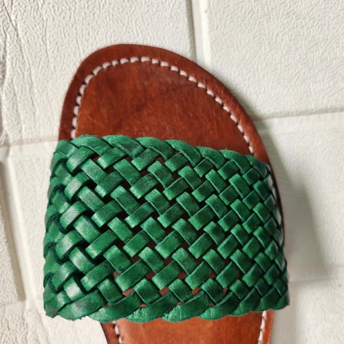 Women’s Braided Leather Summer Moroccan Sandals