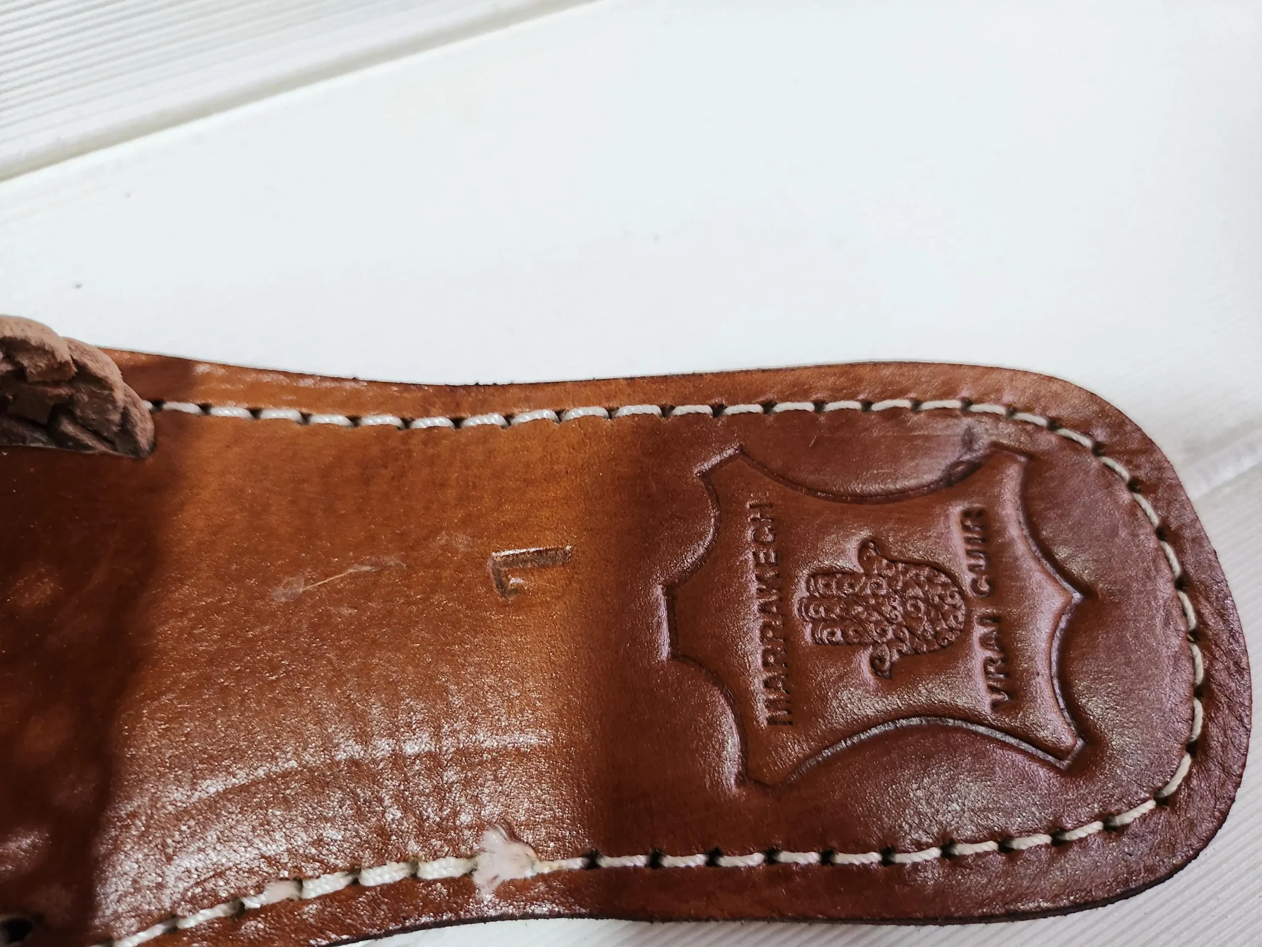 Women’s Braided Moroccan Leather Flat Slides