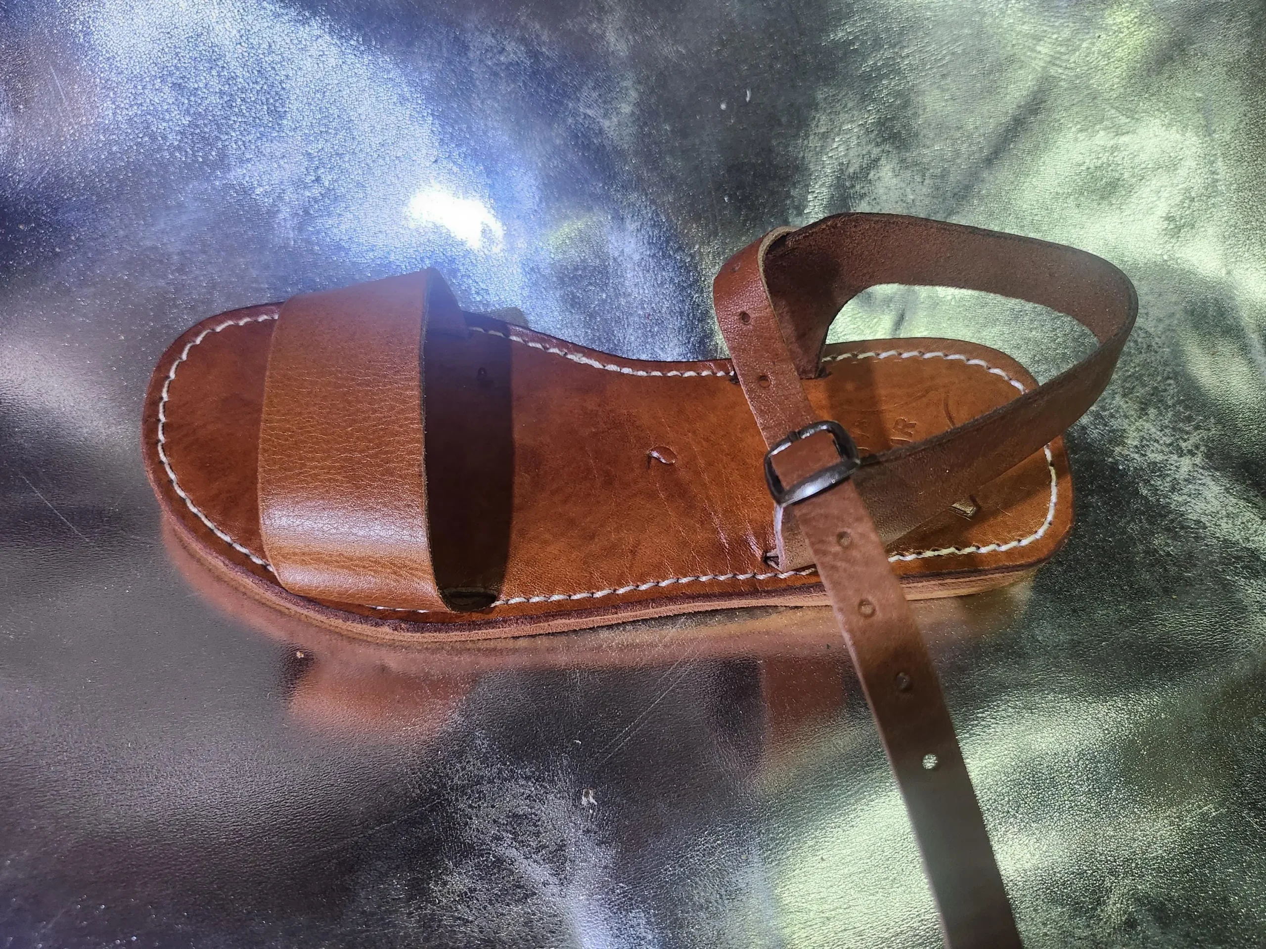 Women’s Brown Moroccan Leather Fall Sandals