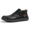 ⏰limited Time Sale 70% Off-men’s Handmade Premium Leather Slip-on Driving Boots – Wide Toe, Arch Support