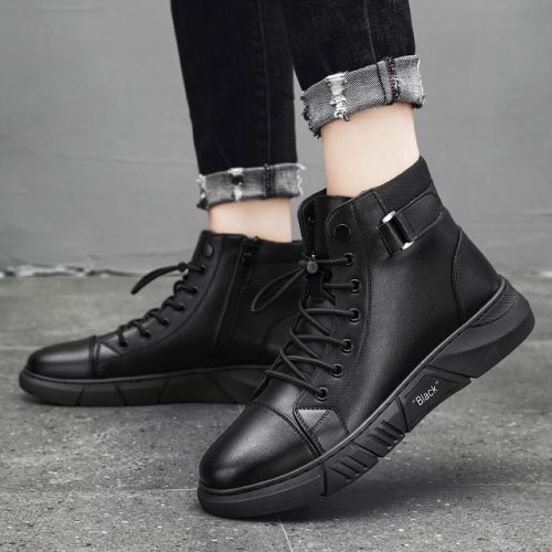 💥last Day Deals 50% Off💥bestselling💥men's Casual Versatile Genuine Leather Boots
